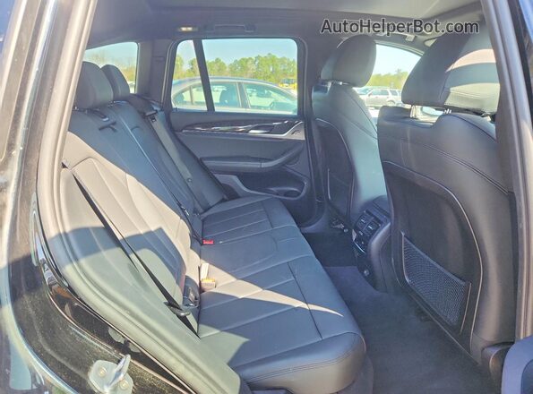 5UXTR7C51KLF31942 2019 BMW X3 Черный Вид задней части салона