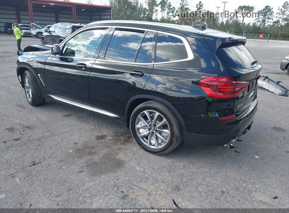 5UXTR7C56KLR52231 2019 BMW X3 Black Rear left