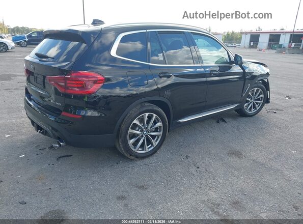 5UXTR7C56KLR52231 2019 BMW X3 Black Rear right