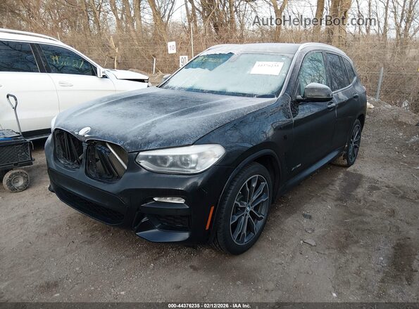 5UXTR9C52JLD64257 2018 BMW X3 Черный Передняя левая четверть
