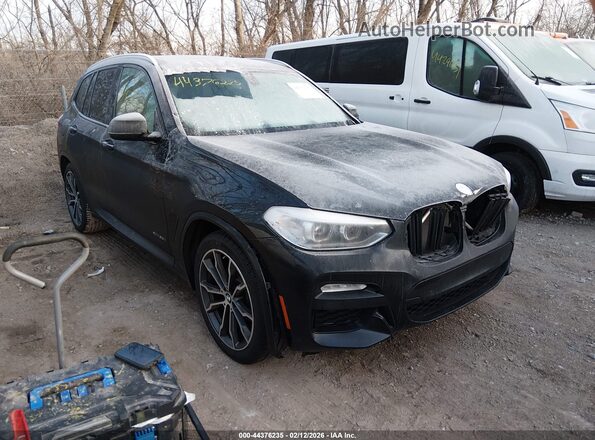 5UXTR9C52JLD64257 2018 BMW X3 Черный Передняя правая четверть