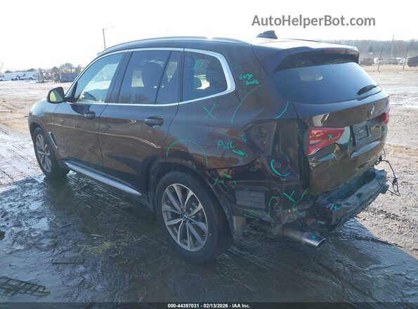 5UXTR9C56JLC76795 2018 BMW X3 Бордовый Задняя левая четверть