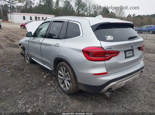 5UXTR9C57KLP92274 2019 BMW X3 Silver Հետևի ձախ