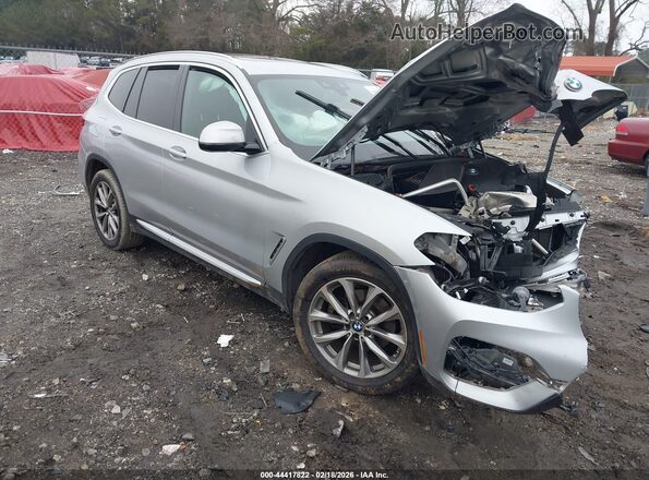 5UXTR9C57KLP92274 2019 BMW X3 Silver Առջևի աջ
