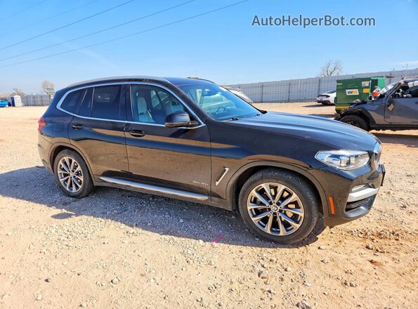 5UXTR9C58JLC73722 2018 BMW X3 Синий Передняя правая четверть