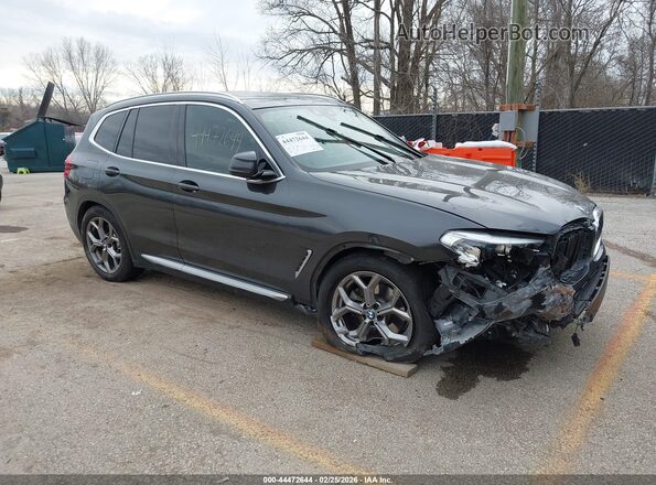 5UXTS1C05L9C73560 2020 BMW X3 Черный Передняя правая четверть