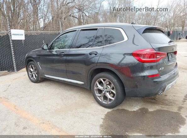 5UXTS1C05L9C73560 2020 BMW X3 Черный Задняя левая четверть