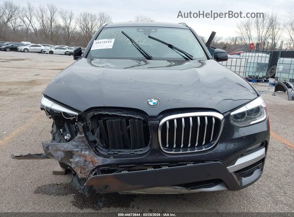 5UXTS1C05L9C73560 2020 BMW X3 Черный Вид задней части салона