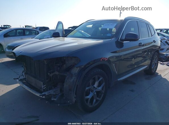 5UXTY3C05LLU70769 2020 BMW X3 Black Przód lewy