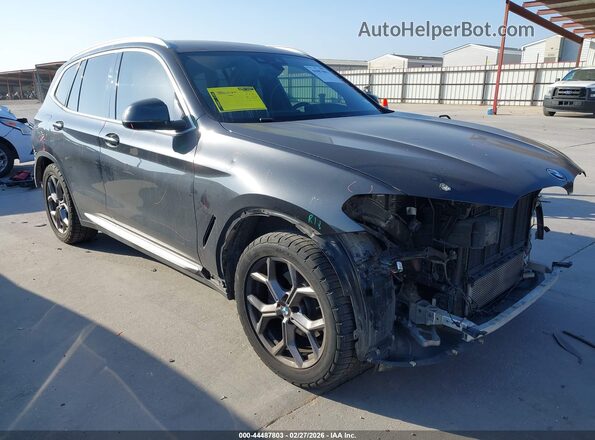 5UXTY3C05LLU70769 2020 BMW X3 Black Przód prawy