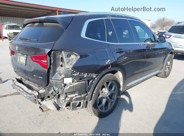 5UXTY3C05LLU70769 2020 BMW X3 Black Tył prawy
