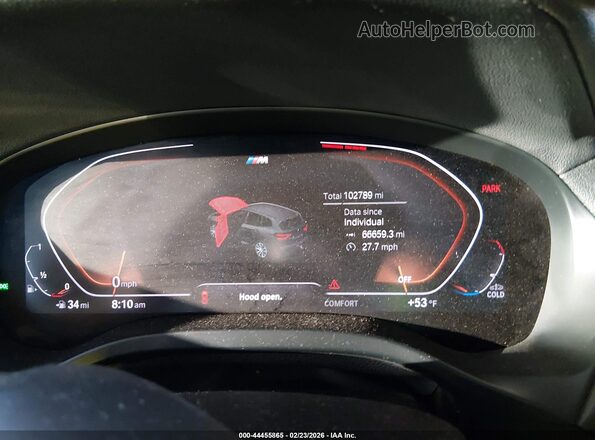 5UXTY3C06M9F43259 2021 BMW X3 Black Vista de los asientos traseros