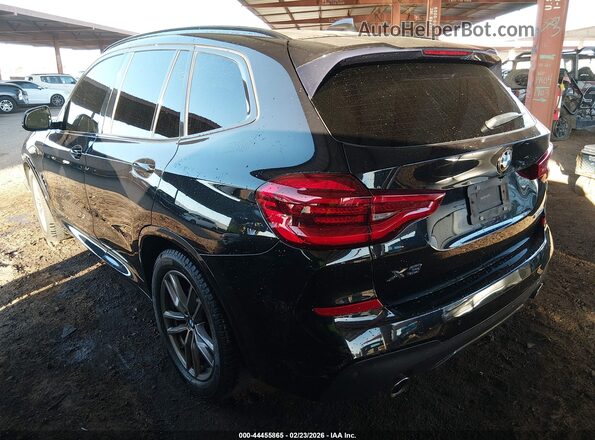 5UXTY3C06M9F43259 2021 BMW X3 Black Trasero izquierdo