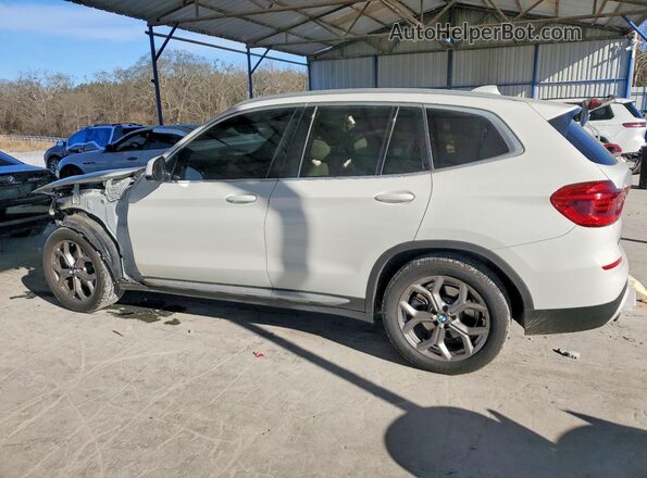 5UXTY3C07M9F12540 2021 BMW X3 White Հետևի ձախ