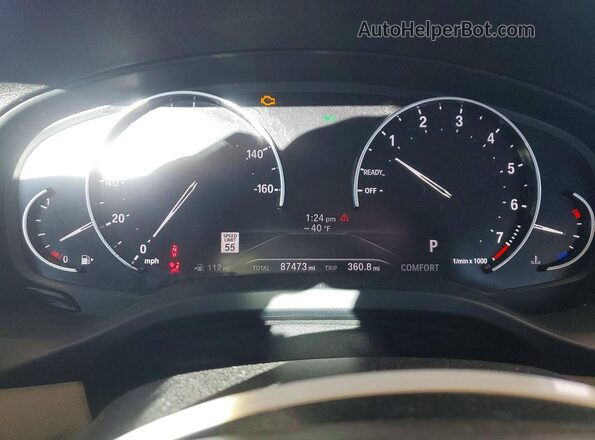 5UXTY3C07M9F12540 2021 BMW X3 White Սարքավորումների վահանակի տեսք