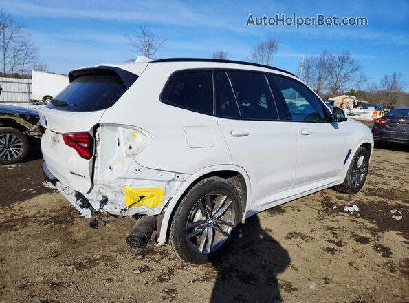 5UXTY5C00L9C44618 2020 BMW X3 Белый Задняя правая четверть