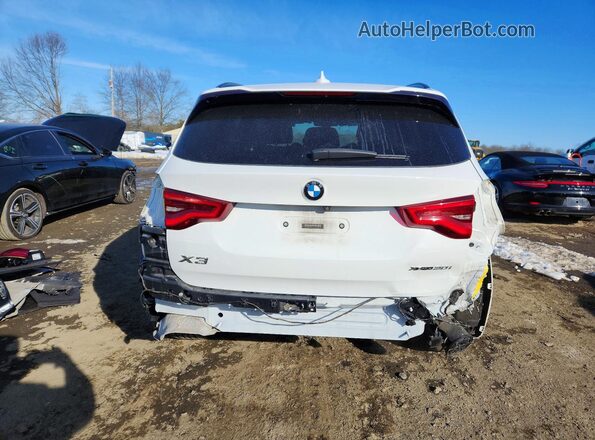 5UXTY5C00L9C44618 2020 BMW X3 Белый Вид сзади