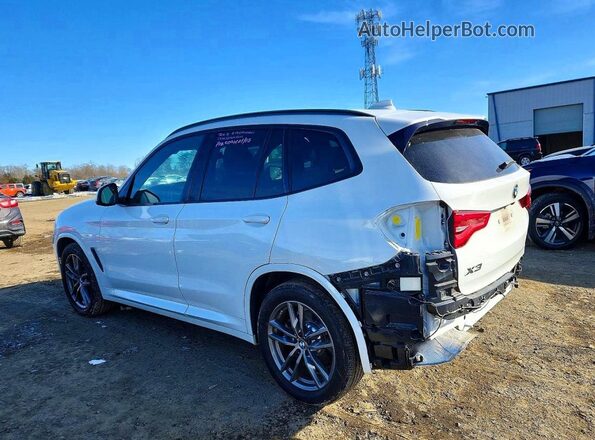 5UXTY5C00L9C44618 2020 BMW X3 Белый Задняя левая четверть