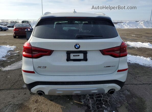 5UXTY5C07L9D03633 2020 BMW X3 Белый Вид сзади