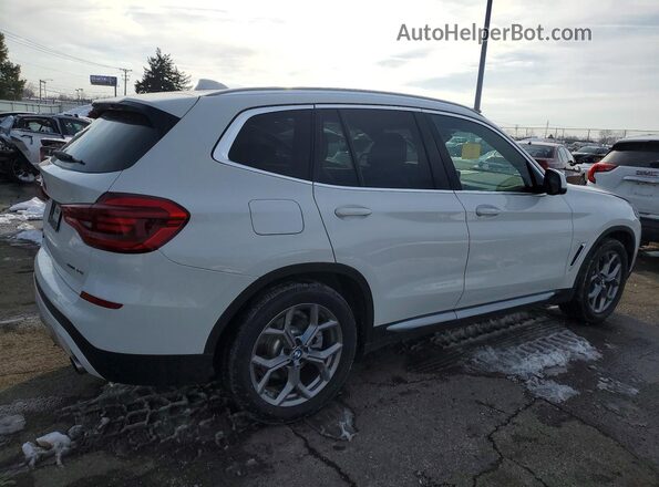 5UXTY5C07L9D03633 2020 BMW X3 Белый Задняя правая четверть