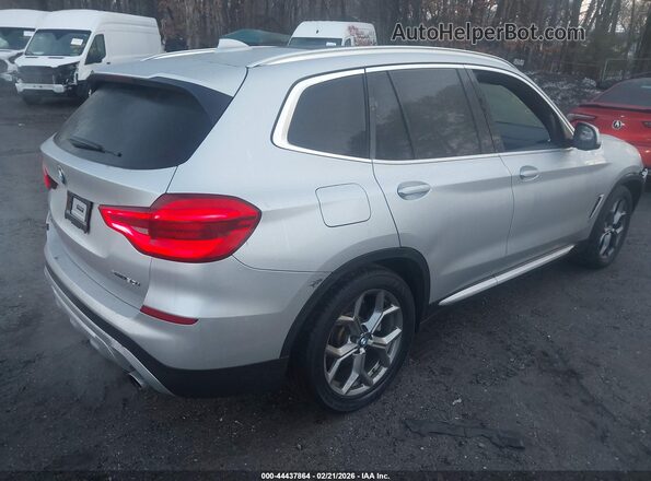 5UXTY5C08LLT34423 2020 BMW X3 Серебряный Задняя правая четверть