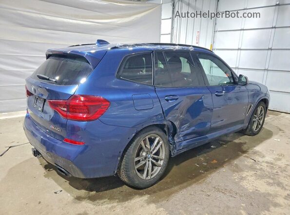5UXTY9C02L9C35619 2020 BMW X3 Blue Tył prawy