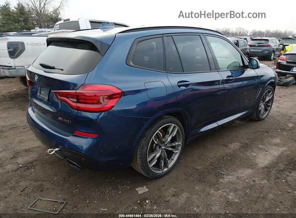 5UXTY9C02LL304485 2020 BMW X3 Blue Tył prawy