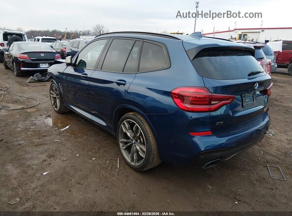 5UXTY9C02LL304485 2020 BMW X3 Blue Tył lewy