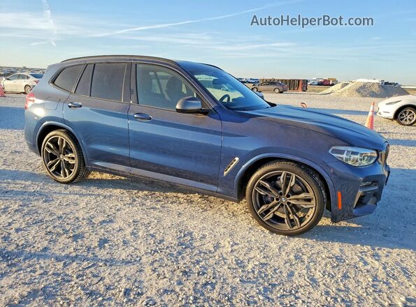 5UXTY9C05L9B12137 2020 BMW X3 Blue Առջևի աջ