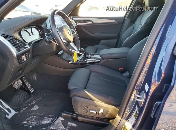 5UXTY9C05L9B12137 2020 BMW X3 Blue Սալոնի դիմացի տեսք