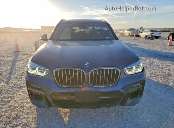 5UXTY9C05L9B12137 2020 BMW X3 Blue Դիմացի տեսք