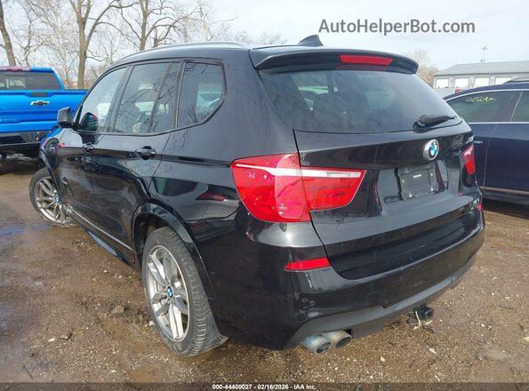 5UXWX7C33H0W39827 2017 BMW X3 Черный Задняя левая четверть