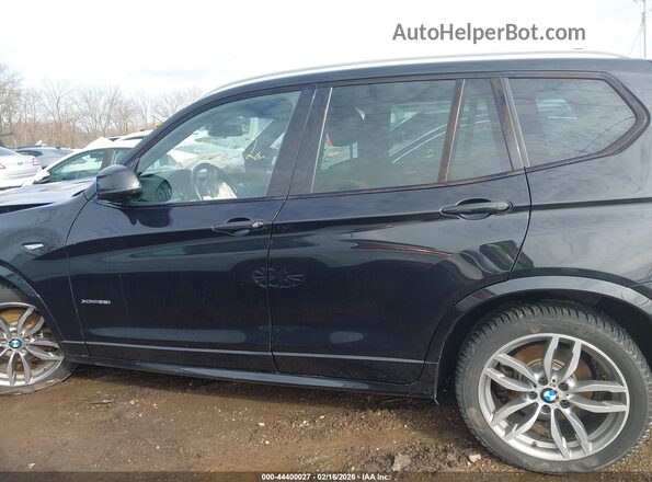 5UXWX7C33H0W39827 2017 BMW X3 Черный Панорамный вид салона 360°