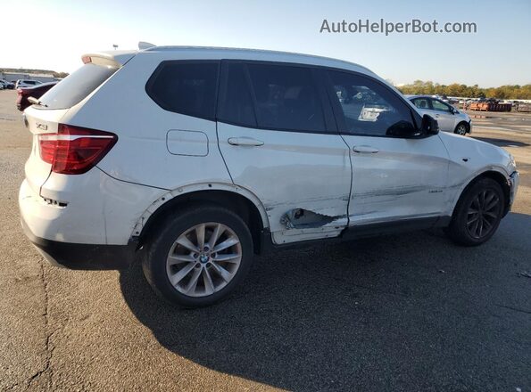 5UXWX9C34H0W67910 2017 BMW X3 Белый Задняя правая четверть