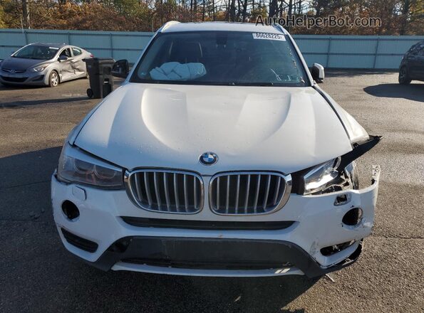 5UXWX9C34H0W67910 2017 BMW X3 Белый Вид спереди