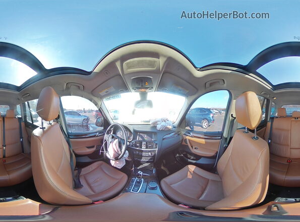5UXWX9C34H0W67910 2017 BMW X3 Белый Панорамный вид салона 360°