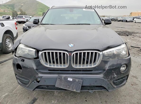 5UXWX9C38H0W78151 2017 BMW X3 Черный Вид спереди