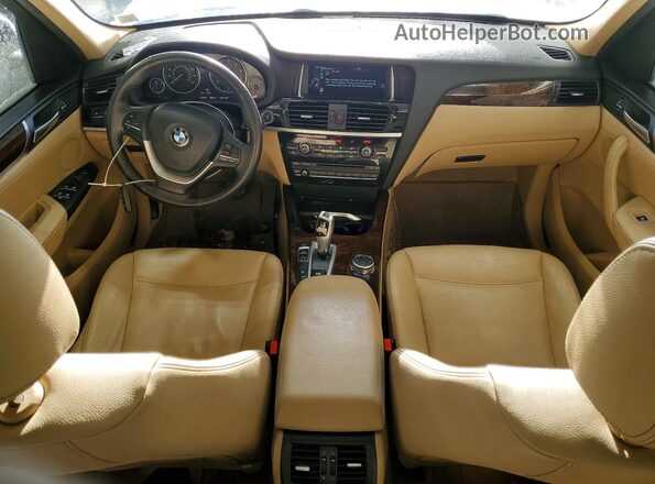 5UXWX9C52G0D67141 2016 BMW X3 Белый Вид панели приборов