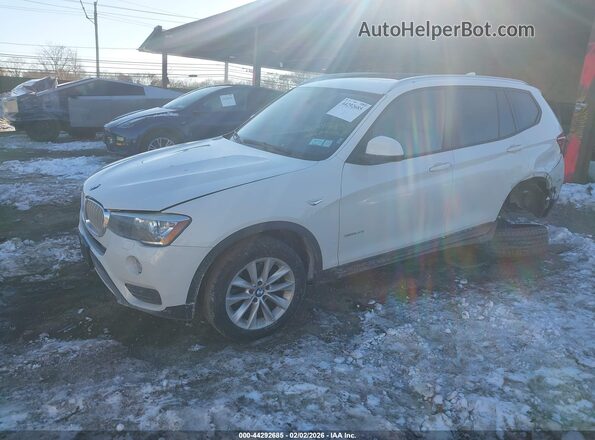 5UXWX9C52G0D81959 2016 BMW X3 White Vista tres cuartos delantera izquierda