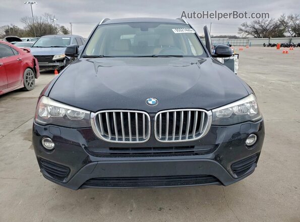 5UXWX9C52H0T11053 2017 BMW X3 Черный Вид спереди