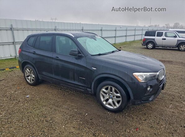5UXWX9C56G0D77753 2016 BMW X3 Black Delantero derecho