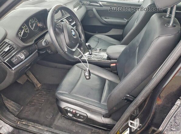5UXWX9C56G0D77753 2016 BMW X3 Black Vista interior delantera