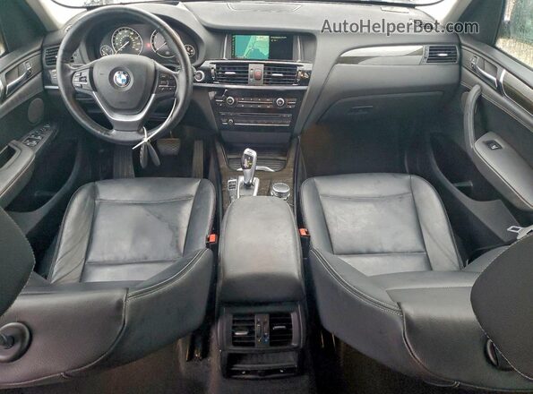 5UXWX9C56G0D77753 2016 BMW X3 Black Vista del salpicadero