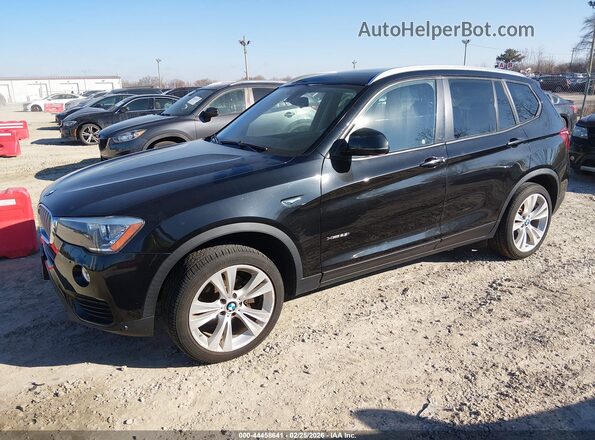 5UXWX9C59G0D88035 2016 BMW X3 Черный Передняя левая четверть