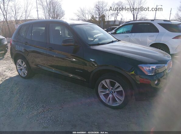 5UXWX9C59G0D88035 2016 BMW X3 Черный Передняя правая четверть