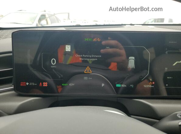 5XYAEFS51TG005269 2026 KIA EV9 Black Vista del cuadro de instrumentos
