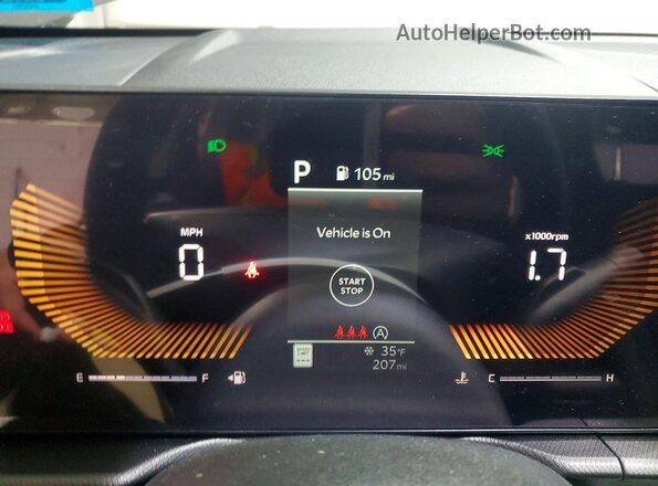 5XYK2CDF4TG364472 2026 KIA SPORTAGE Black Instrument cluster view