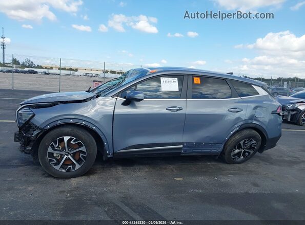 5XYK33DF8SG243570 2025 KIA SPORTAGE Серый Вид задней части салона