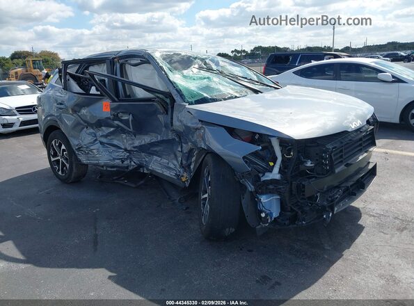 5XYK33DF8SG243570 2025 KIA SPORTAGE Серый Передняя правая четверть