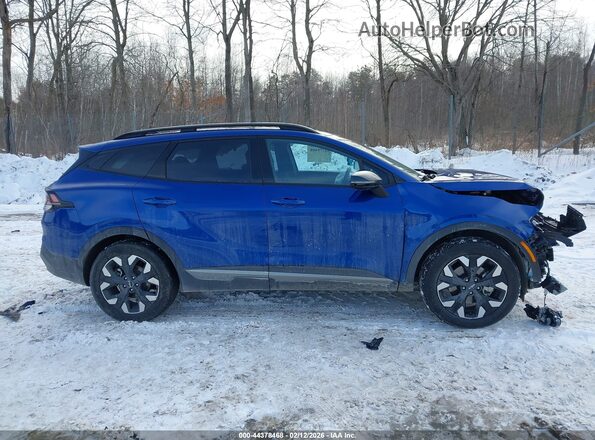 5XYK6CDF3RG156077 2024 KIA SPORTAGE Blue Widok wnętrza z tyłu